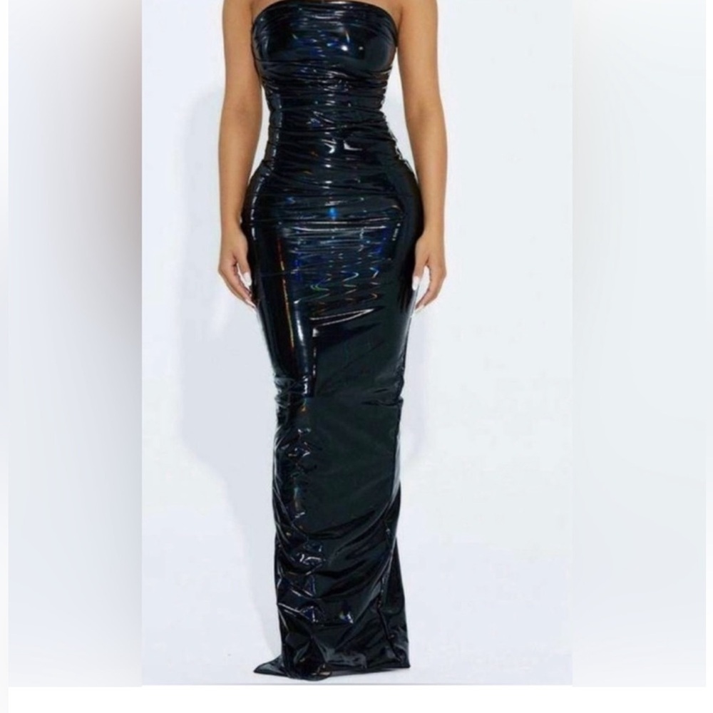 Naked wardrobe The Vinyl Body Dress